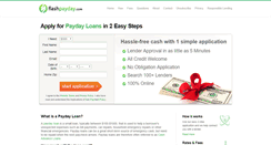 Desktop Screenshot of flashpayday.com